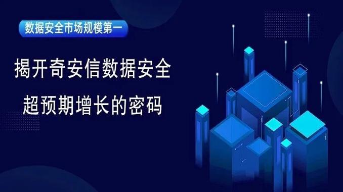 奇安信数据安全增速超55%，位居行业第一，构筑三大护城河