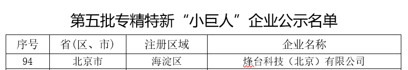 勇立潮头，再行千里 | 烽台科技从一段代码走向国家“小巨人”